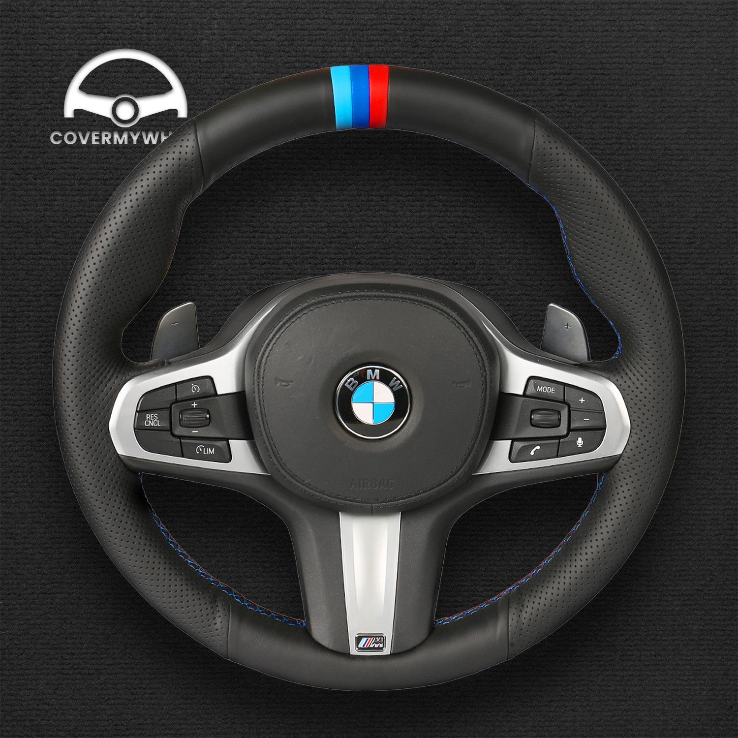 Steering Wheel Cover for BMW F44 G20 G23 G26 G30 G32 G11 M sport wheel Cover My Wheel