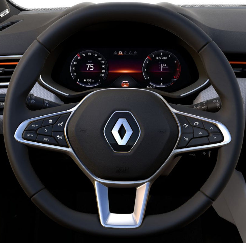 Steering Wheel Cover for Renault Clio V Captur II Zoe 2019–2020 Cover My Wheel