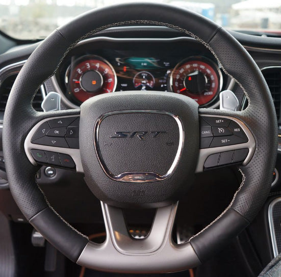 Steering Wheel Cover for Dodge (SRT) Challenger Charger Durango Cover My Wheel
