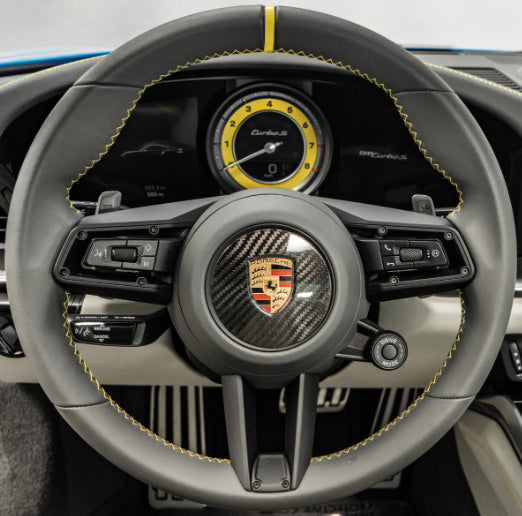 Steering Wheel Cover for Porsche 911 (992) 2020-2022 Taycan 2020-2022 Cover My Wheel