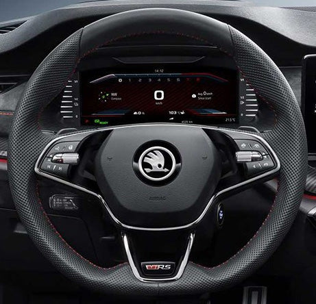Steering Wheel Cover for Skoda Octavia RS Fabia 2021–2023 Cover My Wheel