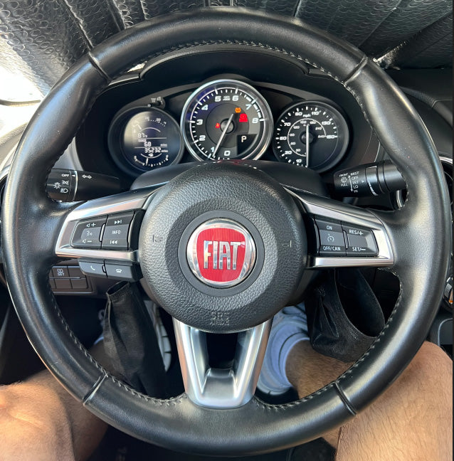 Steering Wheel Cover for Fiat 124 Spider Cover My Wheel