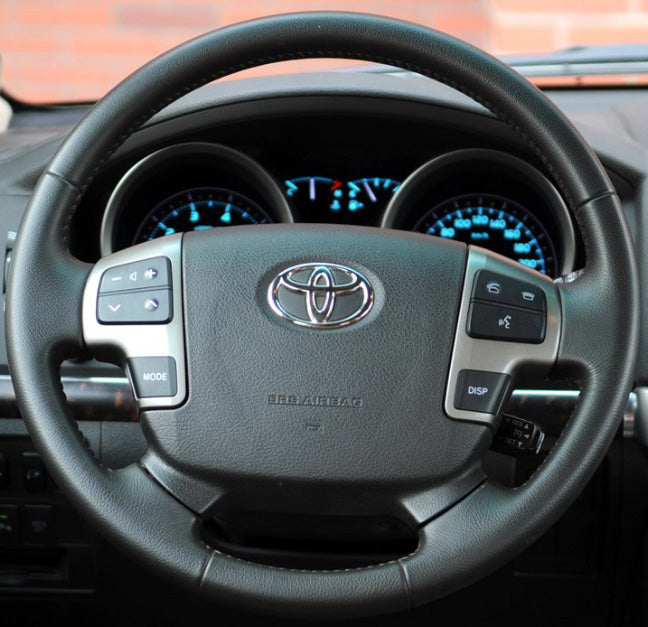 Steering Wheel Cover for Toyota Land Cruiser Tundra Sequoia HiAce 2007-2019 Cover My Wheel