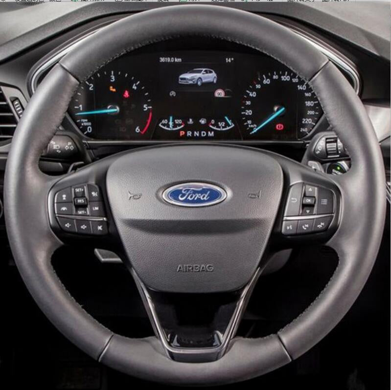 Steering Wheel Cover for Ford Focus Fiesta Kuga Puma Tourneo Transit Cover My Wheel