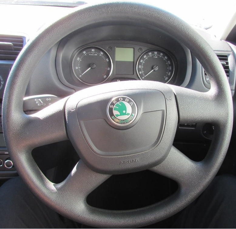 Steering Wheel Cover for Skoda Octavia Fabia Citigo Roomster Superb Yeti 2008–2013 Cover My Wheel
