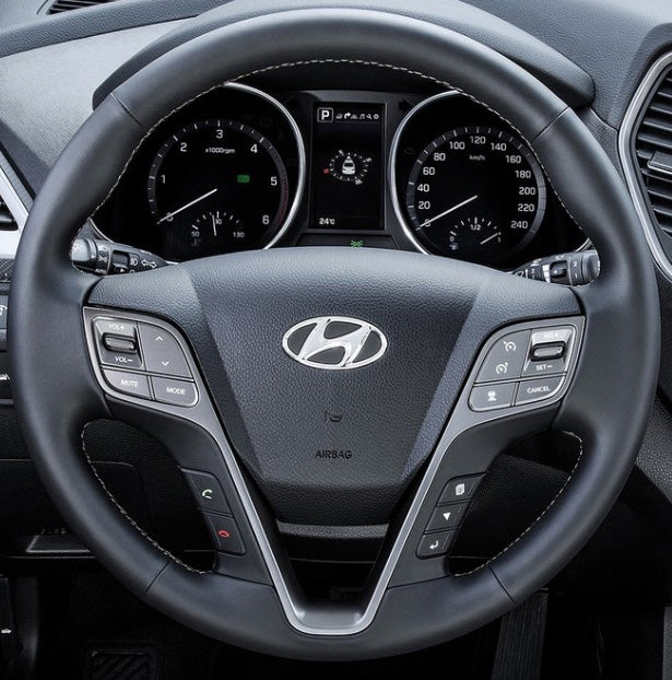 Steering Wheel Cover for Hyundai Santa Fe (Sport) 2013-2018  Santa Fe XL 2019 Cover My Wheel