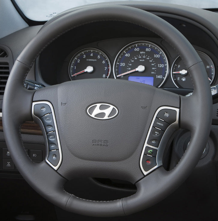 Steering Wheel Cover for Hyundai Santa Fe 2007-2012  H-1 (Starex) 2008-2020  i800 2008-2019 Cover My Wheel