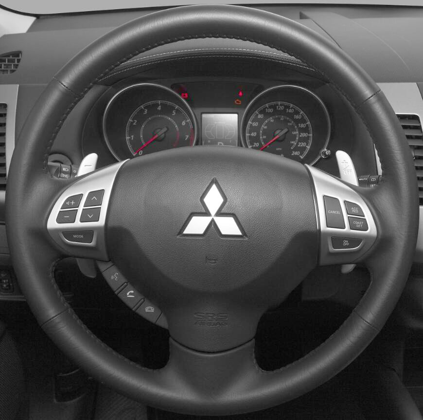 Steering Wheel Cover for Mitsubishi Lancer Outlander ASX Colt Pajero Sport 2006–2016 Cover My Wheel