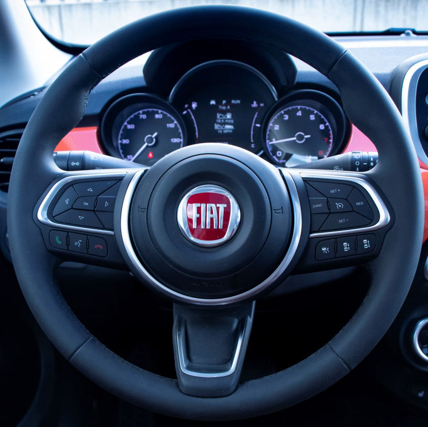 Steering Wheel Cover for Fiat 500X 2022-2024 Cover My Wheel
