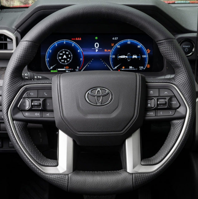 Steering Wheel Cover for Toyota Tacoma (2024) Tundra Sequoia 2022-2024 Cover My Wheel