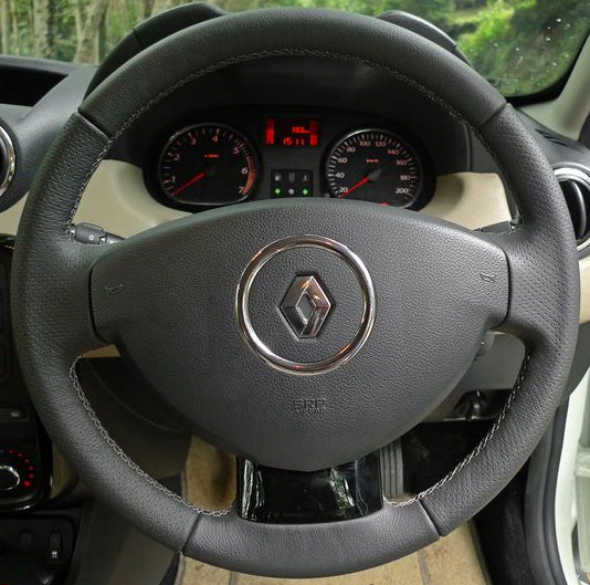 Steering Wheel Cover for Renault Duster 2010–2016 Dokker / Lodgy 2012–2016 Logan / Sandero 2013–2017 Cover My Wheel