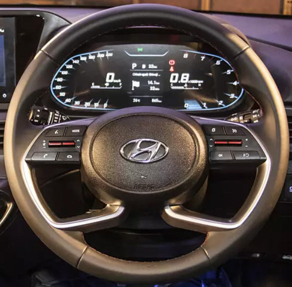 Steering Wheel Cover for Hyundai i20 III 2020-2022  Bayon 2021-2022 Cover My Wheel