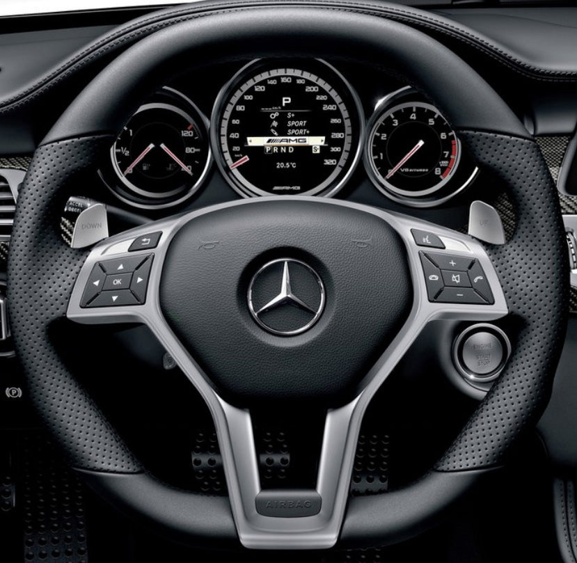 Steering Wheel Cover for Mercedes W204 C117 C218 W212 R231 Cover My Wheel