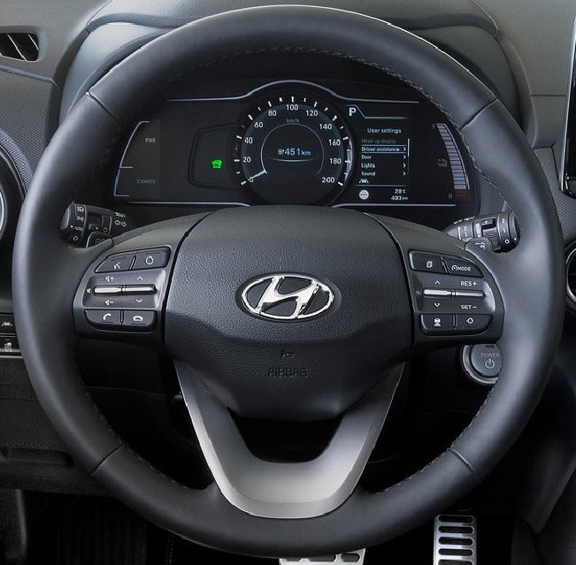Steering Wheel Cover for Hyundai Kona 2017-2020 Cover My Wheel
