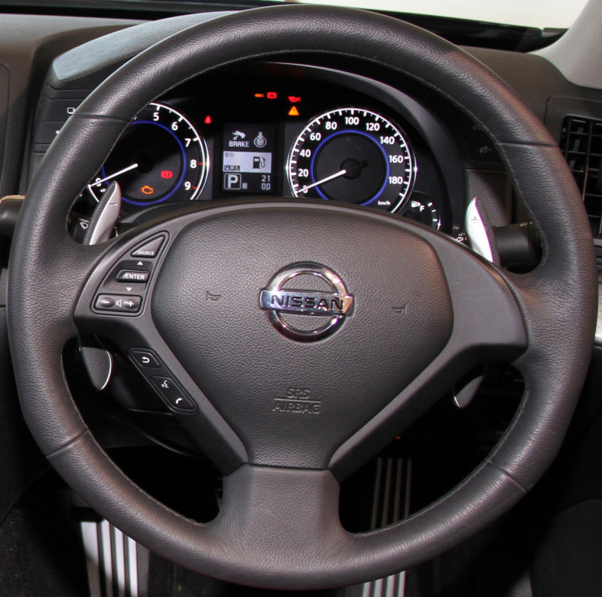 Steering Wheel Cover for Nissan Skyline (RU) 2006-2014 Cover My Wheel