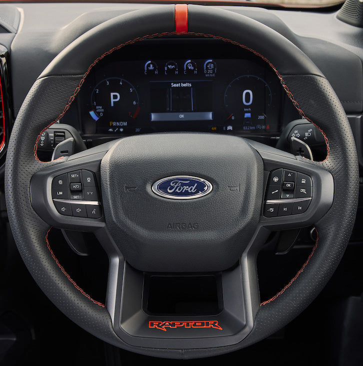 Steering Wheel Cover for Ford Ranger Raptor 2023-2024 Cover My Wheel
