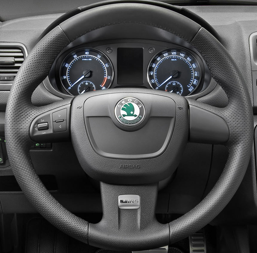 Steering Wheel Cover for Skoda Fabia Ocatavia (VRS) RS II 2010 - 2014