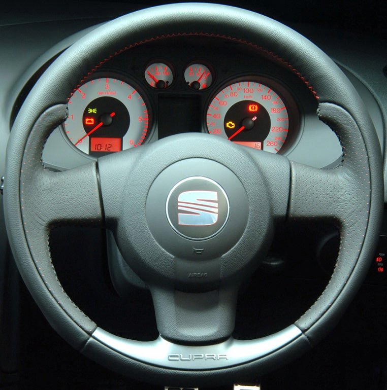 Steering Wheel Cover for SEAT Leon MK2 Ibiza 6L (FR / Cupra) 2005–2009 Cover My Wheel