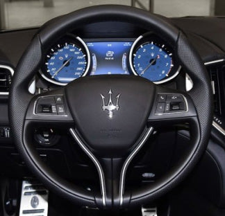 Steering Wheel Cover for Maserati Levante Ghibli Quattroporte 2019-2023 Cover My Wheel