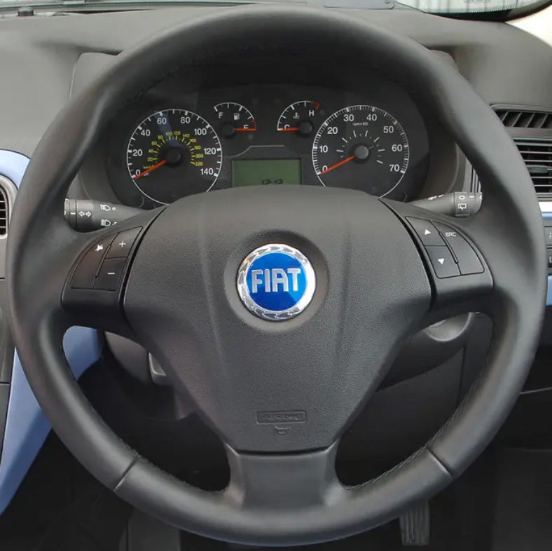 Steering Wheel Cover for Fiat Bravo 2007-2015 Linea 2007-2016 Grande Punto 2005-2015 Cover My Wheel