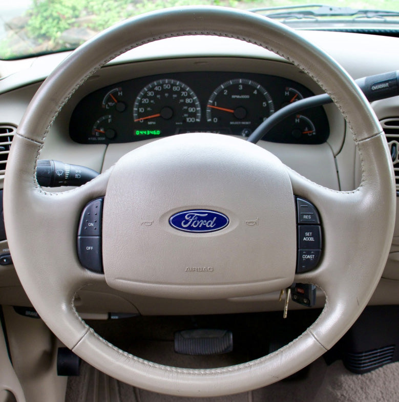 Steering Wheel Cover for Ford F150 F250 F350 Expedition Excursion 1997-2003 Cover My Wheel