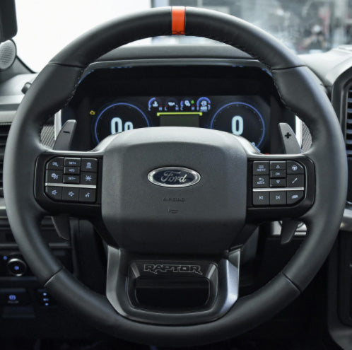 Steering Wheel Cover for Ford F150 F-150 F-250 (Raptor) 2021-2023 Cover My Wheel