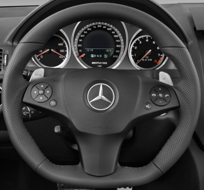 Steering Wheel Cover for Mercedes W204 C219 W212 R230 R197 Cover My Wheel