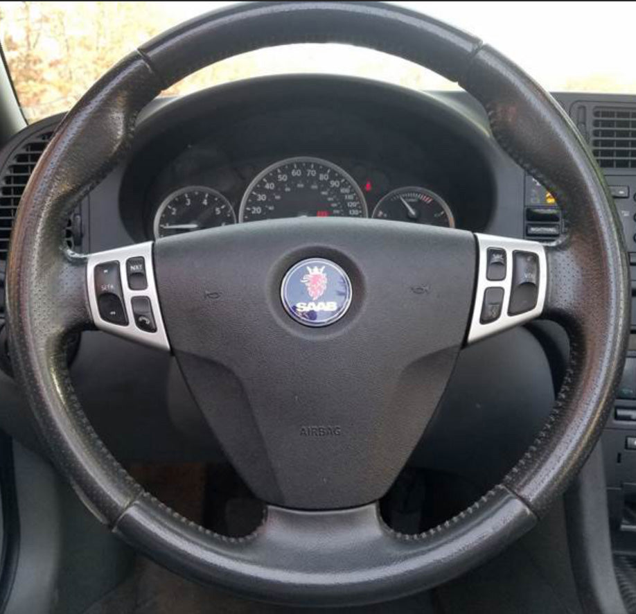 Steering Wheel Cover for Saab 9-3  9-5  2006-2011 Cover My Wheel