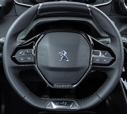 Steering Wheel Cover for Peugeot 208 308 308 SW 2008 3008 508 508 SW 5008 Rifter (GT/GT Line) 2016–2022 Cover My Wheel