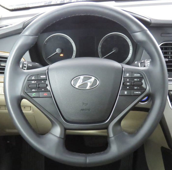 Steering Wheel Cover for Hyundai Sonata (4-Spoke) 2015-2019 Cover My Wheel