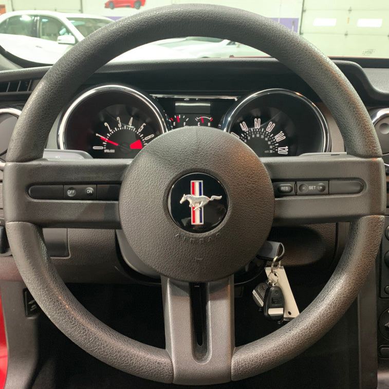 Steering Wheel Cover for Ford Mustang Convertible V6 2005-2009 Cover My Wheel