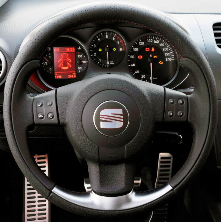 Steering Wheel Cover for SEAT Leon 1P Ibiza 6L (FR / Cupra) 2005–2009 Cover My Wheel