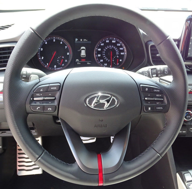 Steering Wheel Cover for Hyundai Elantra (GT) 2019-2020 Veloster 2019-2021  i30 2017-2020 Cover My Wheel