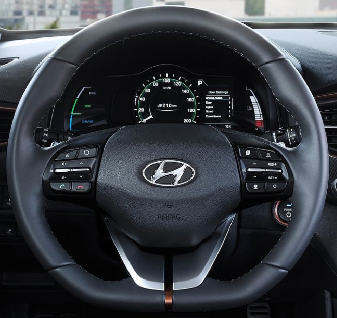 Steering Wheel Cover for Hyundai Ioniq 2018-2020  Elantra (Sport|SR Turbo) 2015-2018 Cover My Wheel