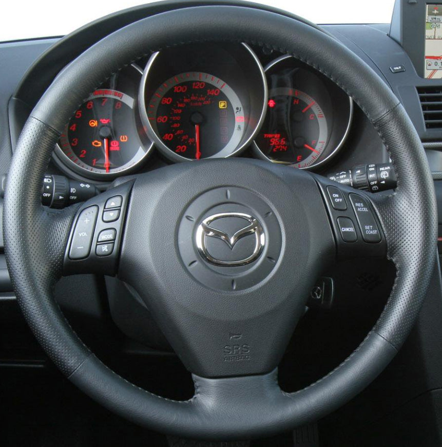 Steering Wheel Cover for Mazda 3 Axela 5 6 Atenza 2003–2010 Cover My Wheel