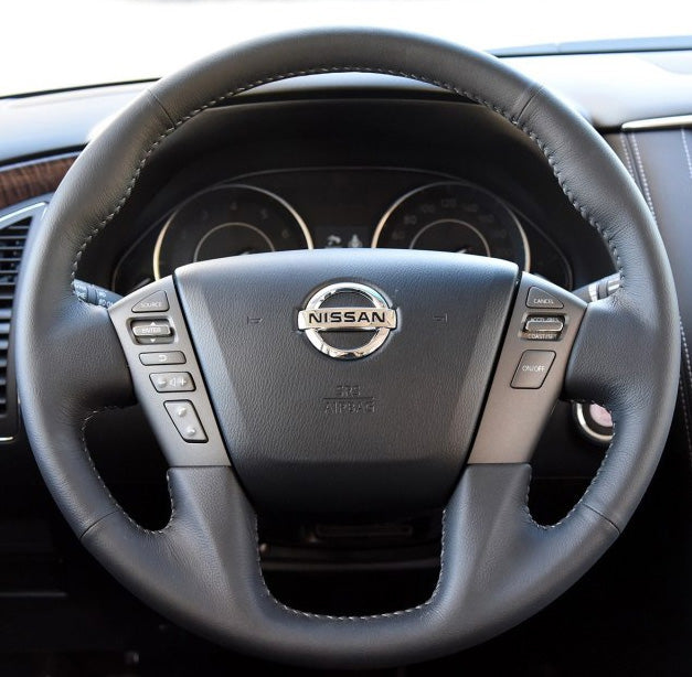 Steering Wheel Cover for Nissan Armada Titan NV Cargo NV Passenger • Infiniti QX56 QX80 2011–2022 Cover My Wheel
