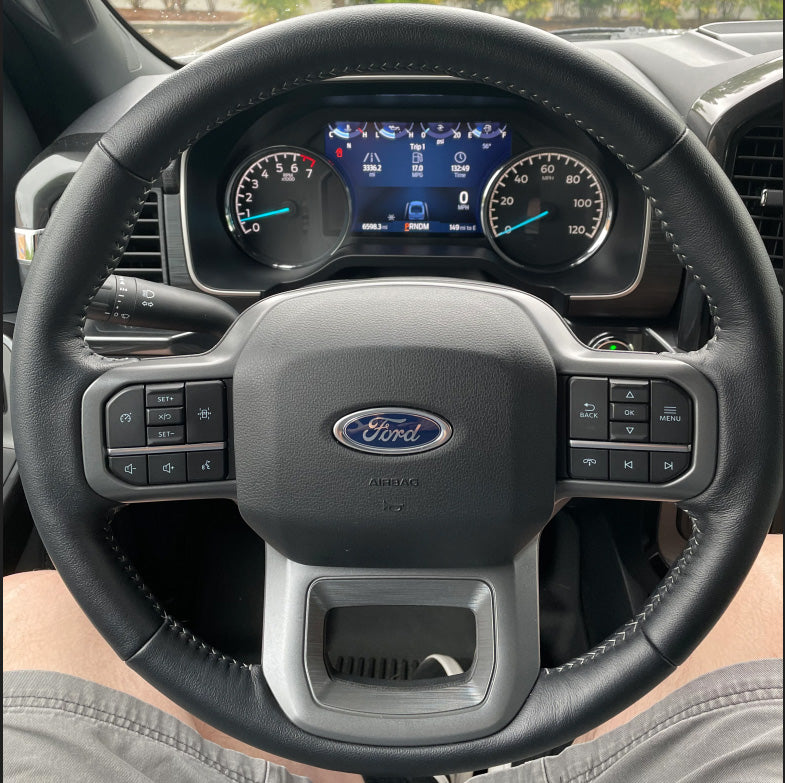 Steering Wheel Cover for Ford F-150 F-350 F-450 Expedition 2021-2023 Cover My Wheel
