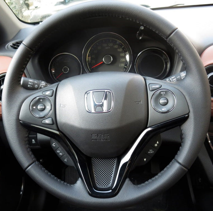 Steering Wheel Cover for Honda  Fit  City Jazz  HR-V HRV  Vezel2014-2019 Cover My Wheel