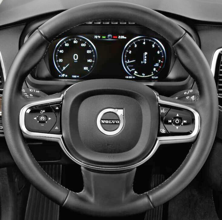 Steering Wheel Cover for Volvo XC90 2015–2017 Cover My Wheel