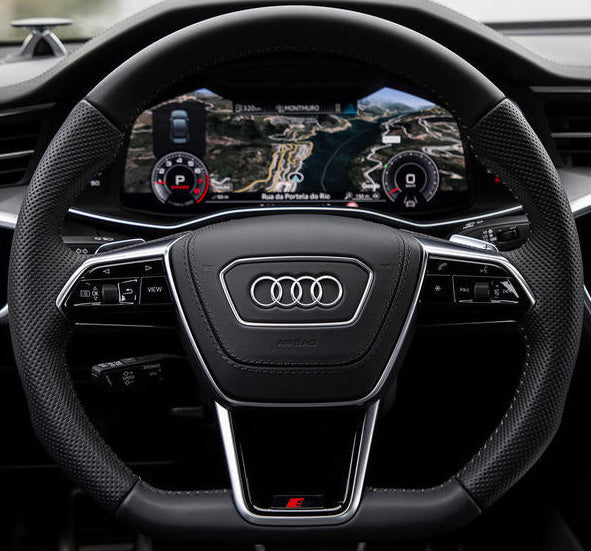 Steering Wheel Cover for Audi A6 S6 RS6 A7 S7 RS7 RS E-Tron Cover My Wheel