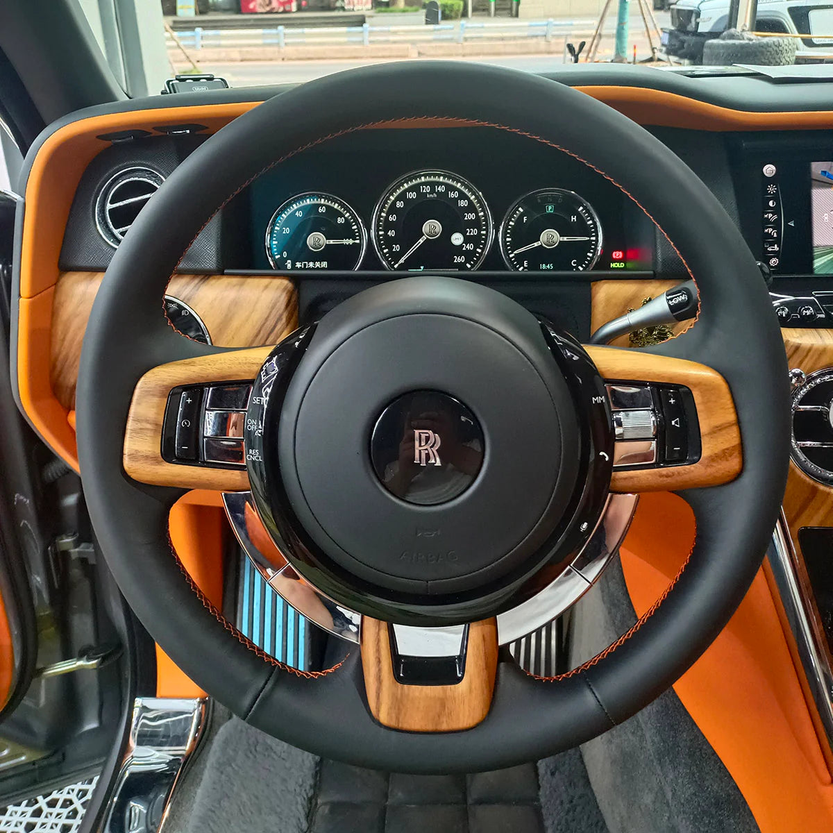 Steering Wheel Cover for Rolls-Royce Cullinan (2018–2025) & Ghost Series II (2014–2025) Cover My Wheel