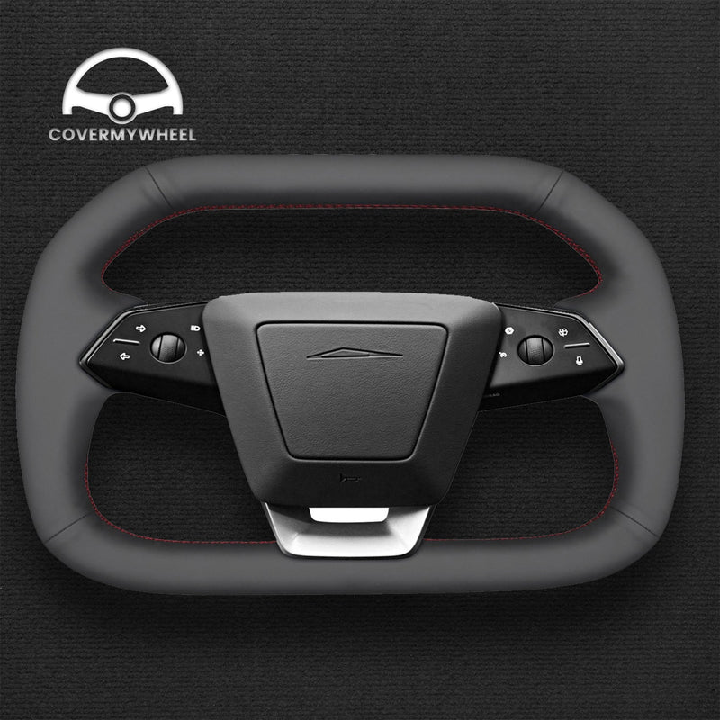 Steering Wheel Cover for Tesla Cybertruck 2023–2025 Cover My Wheel