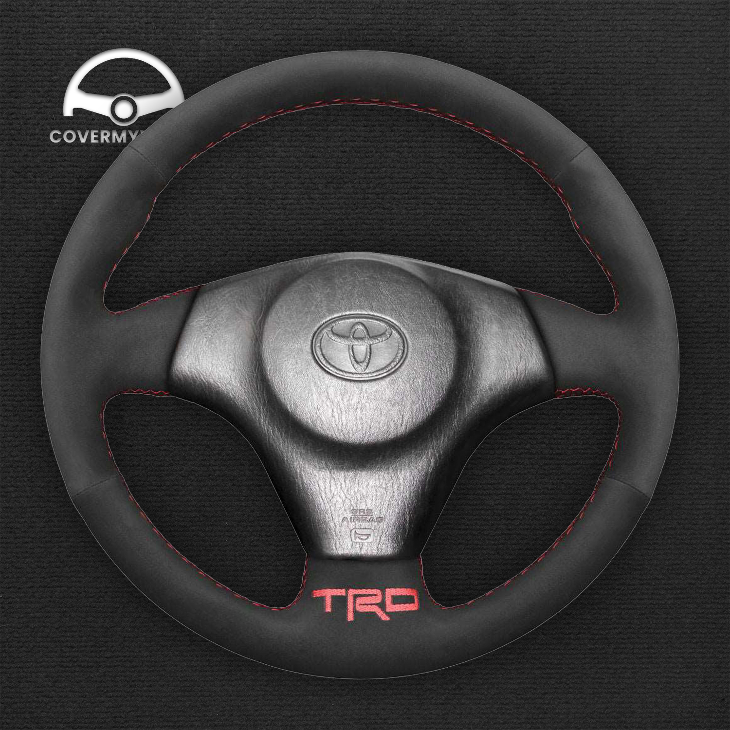 Custom Embroidery on Steering Wheel Cover Cover My Wheel